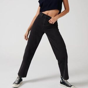 Aritzia SUNDAY BEST baggy jeans, size 10. Black